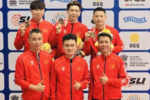 Xạ thủ Việt Nam giành thành tích tại giải vô địch súng ngắn, súng trường châu Á 2026. Ảnh: MINH MINH