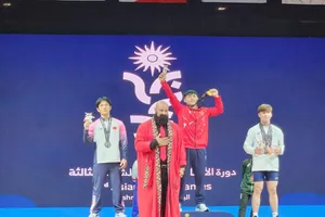 Thành Duy đã có vinh dự nhận khen thưởng Huân chương Lao động hạng Nhì. Ảnh: TRUNG THÀNH