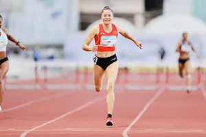 Tuyển thủ điền kinh Quách Thị Lan. Ảnh: DŨNG PHƯƠNG