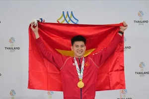 Võ sĩ Nguyễn Thanh Trường từng giành HCV tại SEA Games 33-2025. Ảnh: DŨNG PHƯƠNG