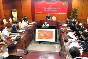 Lãnh đạo Cục TDTT Việt Nam làm việc với các bộ phận chuyên môn. Ảnh: CỤC TDTT Việt Nam