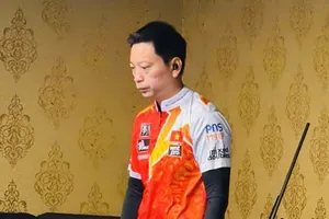 Cơ thủ Dương Quốc Hoàng đang có mặt thi đấu tại Las Vegas (Mỹ). Ảnh: HOÀNG SAO