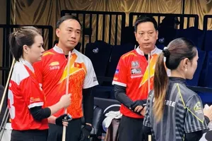 Đội billiards Việt Nam để thua đáng tiếc tại tứ kết giải đấu. Ảnh: HOÀNG SAO