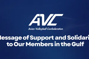 Liên đoàn bóng chuyền châu Á đã có thông điệp của mình. Ảnh: AVC