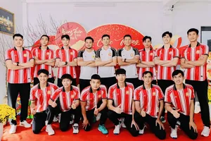 Đội bóng chuyền nam Công an TPHCM đang tự tin chuẩn bị chuyên môn hướng tới vòng 1 giải vô địch quốc gia 2026. Ảnh: CATPHCM