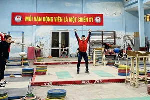 Cử tạ Việt Nam được tập trung chuẩn bị cho các hạng cân mới sẽ thi đấu ASIAD 20. Ảnh: MINH CHIẾN
