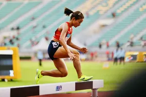 VĐV Nguyễn Thị Oanh đang là một trong những gương mặt nhiều kinh nghiệm của điền kinh Việt Nam chuẩn bị cho ASIAD 20. Ảnh: DŨNG PHƯƠNG