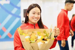 Nguyễn Thị Hương đang có mặt tranh tài tại Đà Nẵng. Ảnh: VCRSF