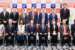 Đại diện của Ủy ban Olympic Việt Nam trong cuộc làm việc với OCA vừa qua. Ảnh: OCA