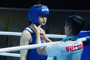 Võ sĩ Nguyễn Thị Huyền vừa tham dự giải vòng loại Olympic trẻ 2026 tại Thái Lan. Ảnh: WORLDBOXING