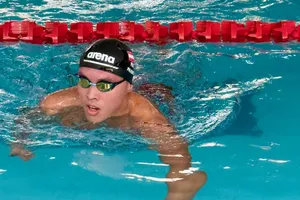 Lương Jeremie Loic Nino và đội bơi tiếp sức nam của TPHCM đã giành thêm HCV trong ngày thi đấu. Ảnh: MINH CHIẾN