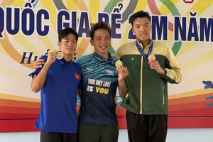 VĐV bơi TPHCM đã thể hiện phong độ xuất sắc tại giải vô địch quốc gia hồ ngắn 25m. Ảnh: MINH CHIẾN