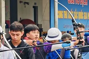 Các cung thủ đã tranh tài quyết liệt tại giải đấu vừa qua ở Quảng Ninh. Ảnh: BANCUNGVN