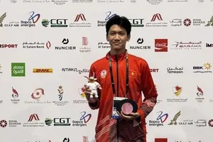 Võ sĩ Trần Hồ Nhân Văn của đội tuyển taekwondo trẻ Việt Nam từng có HCĐ tại Đại hội thể thao trẻ châu Á 2025. Ảnh: CỤC TDTT VN