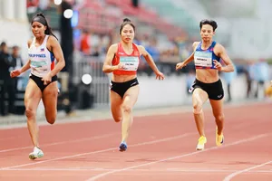 VĐV 100m điền kinh nữ Việt Nam sẽ tham dự giải Singapore mở rộng 2026. Ảnh: DŨNG PHƯƠNG