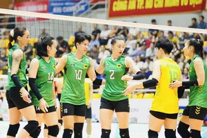 Đội VTV Bình Điền Long An sẽ thi đấu trước Hóa chất Đức Giang trong ngày 13-4. Ảnh: VTVBĐLA