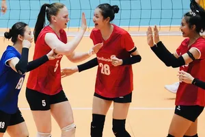 Đội Ngân hàng Công Thương sẽ có trận đấu quan trọng trong ngày 15-4. Ảnh: VFV