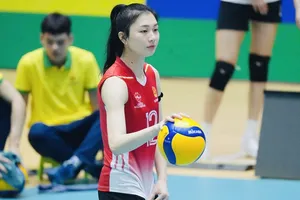 Cầu thủ Binh chủng Thông tin vẫn cần thêm chiến thắng để giữ vị trí tốt nhất tại vòng 1. Ảnh: VFV