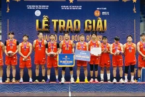 Đội nam TPHCM 1 có ngôi á quân tại giải đấu năm nay. Ảnh: MINH MINH