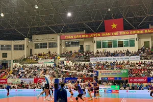 Đội Biên Phòng MB đã có chiến thắng dễ dàng tại trận bán kết. Ảnh: MINH CHIẾN