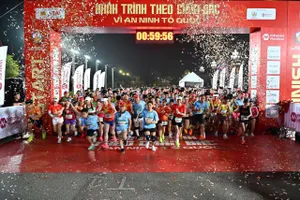 Các VĐV sẽ tiếp tục tham dự giải chạy năm nay tại Nghệ An vào ngày 1-5. Ảnh: BTC