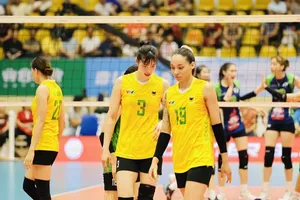 Ngoại binh Lianet García Anglada (phải) đã gặp chấn thương ở Cúp Hùng Vương 2026. Ảnh: VTVBĐLA