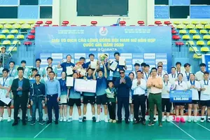 Đội cầu lông TPHCM đã có ngôi vô địch xứng đáng tại giải đấu năm nay. Ảnh: VBF