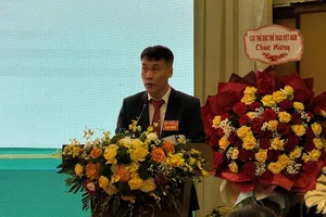 Ông Lê Trí Trường tiếp tục giữ vai trò Tổng thư ký nhiệm kỳ 8 của Liên đoàn bóng chuyền Việt Nam. Ảnh: MINH CHIẾN