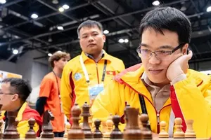 Lê Quang Liêm từng tham dự Olympiad 2024 tại Hungary nhưng gần như chắc chắn không tham gia Olympiad 2026. Ảnh: FIDE