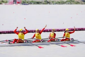Đua thuyền là một trong những môn trọng điểm hướng tới giành HCV ASIAD của thể thao Việt Nam. Ảnh: DŨNG PHƯƠNG