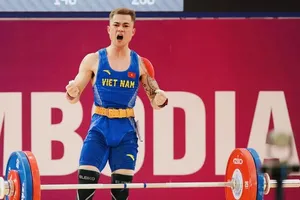 Lực sĩ Lại Gia Thành góp mặt ở giải châu Á 2026 sẽ tiếp tục dự tranh giải câu lạc bộ quốc gia 2026. Ảnh: DŨNG PHƯƠNG
