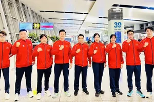 Đội tuyển TDDC Việt Nam đã lên đường sang Uzbekistan tranh tài. Ảnh: MINH SANG