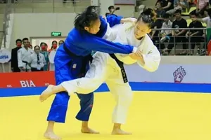 Võ sĩ judo Việt Nam sẽ có cơ hội thi đấu trước nhiều đối thủ Đông Nam Á ngay trên sân nhà. Ảnh: BÙI KHẢ TÚ
