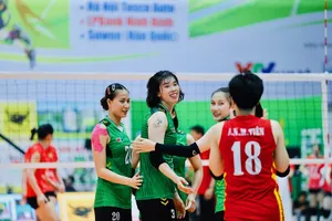 Đội VTV Bình Điền Long An quyết tâm thi đấu với phong độ cao nhất tại trận bán kết tối ngày 21-5. Ảnh: DŨNG PHƯƠNG