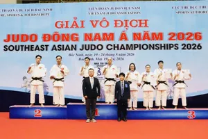 Các võ sĩ judo đã được tranh tài giải Đông Nam Á 2026 tại Bắc Ninh. Ảnh: NGUYỄN HỮU