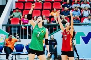 Đội VTV Bình Điền Long An quyết tâm có kết quả tốt nhất tại trận chung kết. Ảnh: DŨNG PHƯƠNG