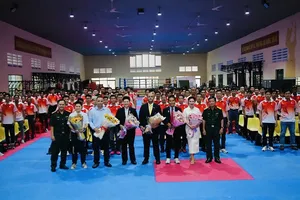 Học viên tham gia lớp trọng tài muay quốc gia 2026. Ảnh: DEPARTMENT MUAY VN