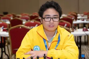 Kỳ thủ Phạm Trần Gia Phúc. Ảnh: FIDE