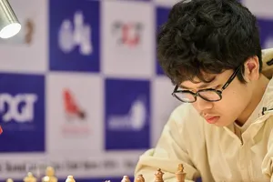 Đầu Khương Duy đã có kết quả khích lệ tại giải châu Á 2026. Ảnh: BANGKOKCHESS