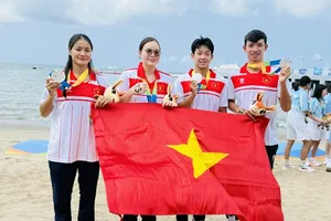 Đội tuyển bơi đường dài Việt Nam sẽ tiếp tục góp mặt giải vô địch mặt nước mở châu Á 2026. Ảnh: LÊ THANH