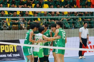 Đội bóng chuyền nam Đồng Nai đã giành quyền vào vòng chung kết giải hạng A toàn quốc 2026. Ảnh: BÓNG CHUYỀN ĐỒNG NAI