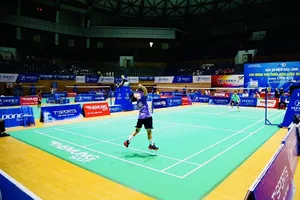 VĐV cầu lông trẻ tham dự giải vô địch nhóm tuổi thiếu niên quốc gia 2026. Ảnh: NGUYỄN LINH