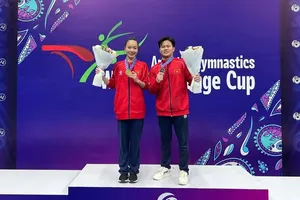 Quỳnh Như từng có kết quả tốt tại Cúp Challenge thế giới 2026 ở Uzbekistan trước khi sang Trung Quốc thi đấu giải vô địch châu Á 2026. Ảnh: MINH SANG