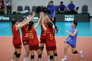 Đội nữ U18 Việt Nam đã giành chiến thắng dễ dàng trước U18 Đài Bắc Trung Hoa. Ảnh: AVC