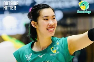 Thanh Thúy đã được đội Gunma Green Wings thông báo tái ký hợp đồng. Ảnh: GUNMA GREEN WINGS