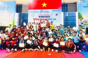 Các võ sĩ vovinam trẻ trong cả nước tiếp tục tranh tài giải năm nay để tạo nên các cuộc thi đấu hấp dẫn như tại năm 2025. Ảnh: VVF