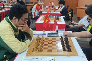 Kỳ thủ Phạm Trần Gia Phúc của cờ vua TPHCM. Ảnh: BÙI VINH