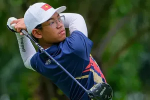 Lê Khánh Hưng có tên trong danh sách 3 golfer nam được trao suất dự ASIAD 20. Ảnh: CỤC TDTT VN