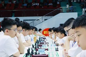 Các kỳ thủ trẻ đã thi đấu nội dung cờ tiêu chuẩn ở giải năm nay. Ảnh: VIETNAMCHESS