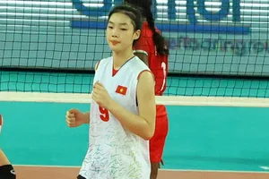 Cầu thủ Phạm Quỳnh Hương sẽ thi đấu cho đội trẻ Binh chủng Thông tin tại giải năm nay. Ảnh: AVC